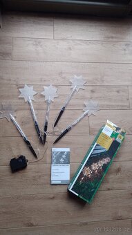 Prodám světelné vánoční LED hvězdy. IP44 venkovní i vnitřní - 2