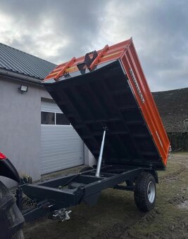 Vlek na traktor 3 stranné sklápění 4,8t - 2
