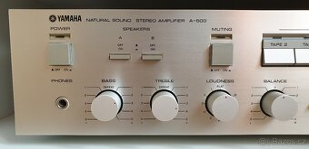 Zesilovač Yamaha A-500 - stav nového - 2