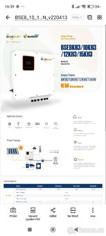 Fotovoltaický střídač Bluesun 8KW - 2