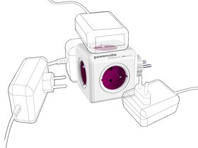 Cestovní adaptéry Powercube violet - 2 ks - 2