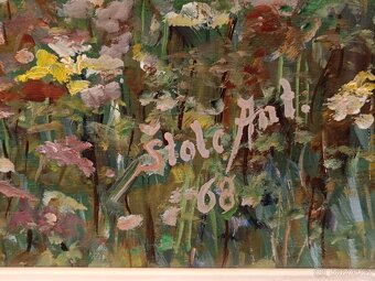 Obraz Antonín Štolc, Vysoké Tatry 1968, olej na desce 70x90 - 2