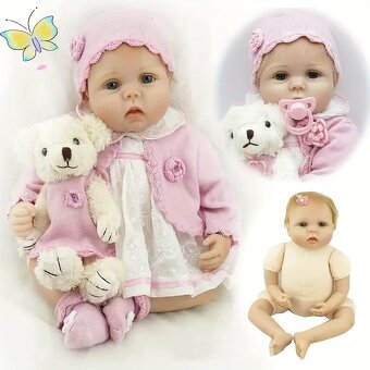 Reborn baby doll realistická panenka - 2