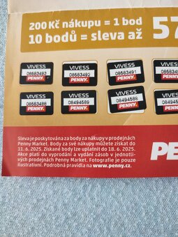 Kartičky Penny produkty Vivess - 2