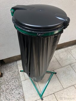 Stojan pro odpadkové pytle 120 l, skládací - 2