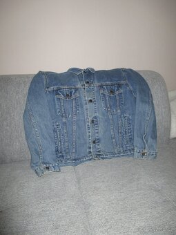 Pánská modrá riflová retro bunda original Levis -XL - 2