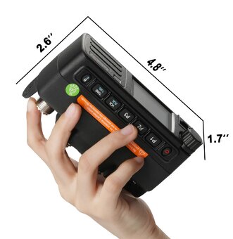 Mini mobilní rádio Radioddity DB25-D | 20W - 2