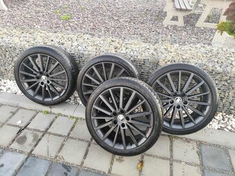 Originální Škoda ALU kola TURINI 18" – 5x112, černá matná, - 2