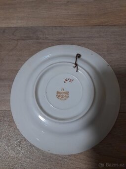 3ks Chodský porcelán - talíře na zavěšení Ditmar Urbach - 2