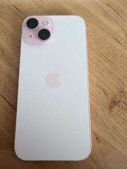 Iphone 15,128 GB, barva ruzova. Stav: jak novy - 2