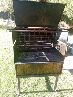 Gril na kýtu, sele, kuřata. - 2