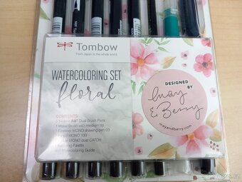 Sada akvarelových fixů Floral - 2