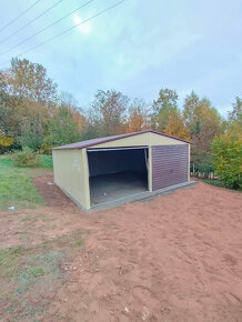 Plechová garáž 6x5 - 2
