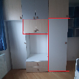 Ikea skříň + 2x nástavec - 2