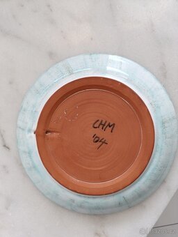 Keramický talíř s jarním motivem - 2