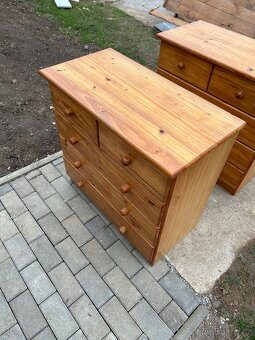 2x šuplíková komoda - 2