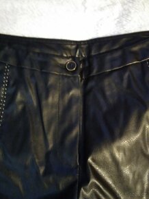 Dámské kalhoty, imitace kůže - vel. 38 - 2
