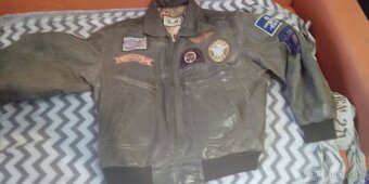 Kožená bunda letka typ Top Gun - 2