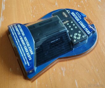 Playstation 2 - stojan/dokovací stanice + dálkový ovladač - 2