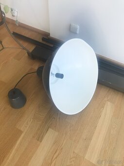 Průmyslový závěsný lustr, industrialní stínidlo IKEA - 2