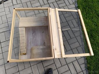 Větší dřevěná klec pro hlodavce - 2