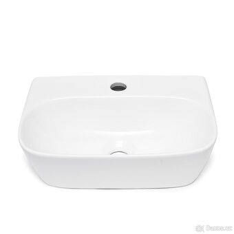 Umyvadlo SAT Brevis 43x30 cm bez přepadu SATBRE4330R - 2