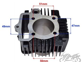 Válec pro dětské čtyřkoly, motorky 110cc - 52,4mm - 2