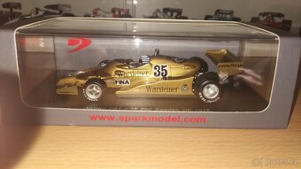 F1 Arrows FA1 #35 Riccardo Patrese 1978 Sweden GP Spark 1:43 - 2