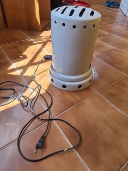 Retro porcelánový elektrický přímotop - 2