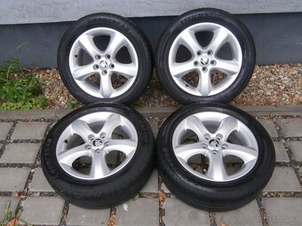 LETNÍ ALU KOLA ŠKODA 5 X 100 195 55 15 - 2