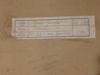 obraz Jaroslav Grus - Praha (bar.litografie) - 2