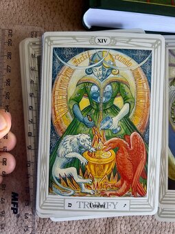Crowley Tarot s knihou a pouzdrem - 2