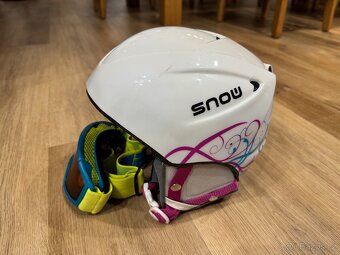 Dětská lyžařská helma + brýle Relax - 2