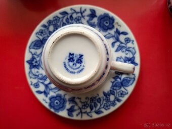 Kávový servis s dekorem v kobaltové modři - 2