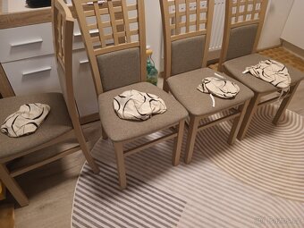 Nabízím k prodeji úžasné jídelní židle čtyři kusy - 2