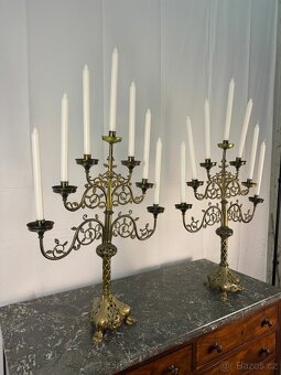 Historické párové svícny (520009) - 2