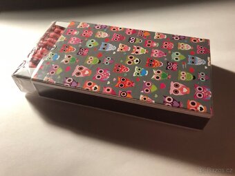 Dekorace na zeď a krbové zápalky se sovičkou - 2