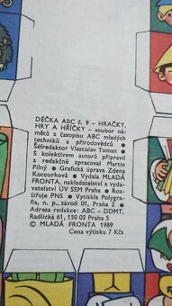 ABC -vystřihovací papírové hračky - 2