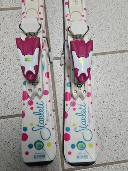Dívčí lyže Dynastar 100cm + hulky - 2