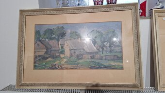 Výprodej výstavy  obrazů. - 2