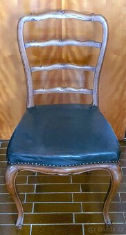 Starožitné židle 6 ks v kůži - 2