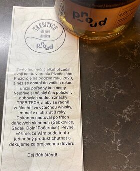 Česká Whisky Proud & Trebitsch Limited edition № 1111 - 2