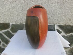 Keramická váza, ruční práce - 2