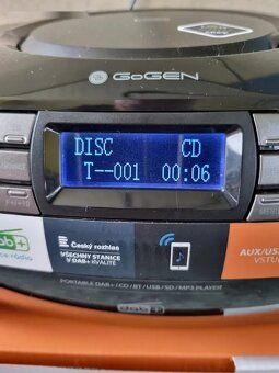 Radiopřijímač DAB+/CD GoGEN CDM 390 BTDABS - 2