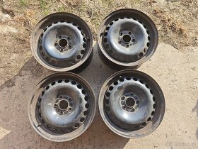 Prodám sadu disků 7Jx16H2 ET18 rozteč 5x110 na vozy VOLVO - 2