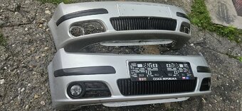 Fabia 1 facelift přední nárazník, 9151 stříbrný - 2