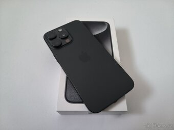 apple iphone 15 PRO MAX 256gb Black Titanium / Batéria 86% - 2