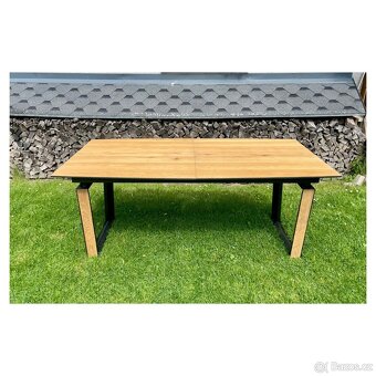 Rozkládací jídelní stůl - Darwin 160 cm, přírodní dub - 2