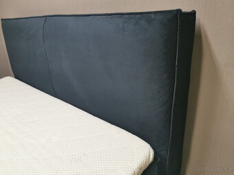 Nová boxspring postel BOXI URBAN tmavě modrá - 2
