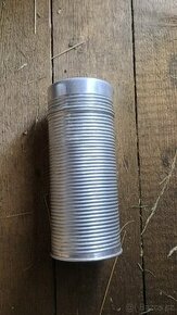 Retro hliníková termoska stříbrná - 2